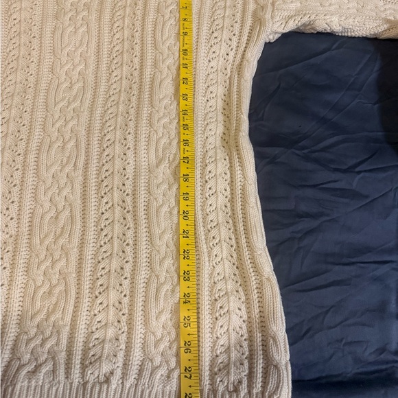Nordstrom Cream Cable Knit Sweater - Picture 6 of 8